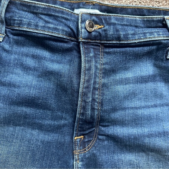 Good American Blue Denim Distressed Cutoff Shorts Women’s Plus Size 18 - Picture 4 of 16